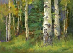 Cecy Turner Painting - First Signs of Fall