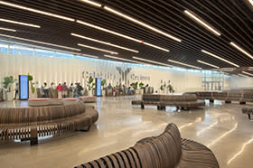 Cruise Terminal 25 Check-In area