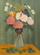 Henri Rousseau (French, 1844–1910). Flowers in a Vase, 1909. Oil on canvas, 17 7/8 x 12 7/8 inches (45.4 x 32.7 cm). Collection Albright-Knox Art Gallery. Room of Contemporary Art Fund, 1939.