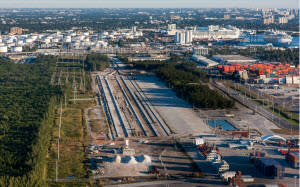 FEC Begins Laying Tracks for New Port Everglades Rail Yard