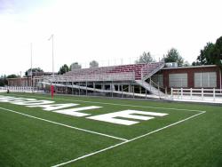 Football field endzone