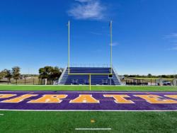 Football field endzone