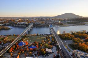 Fall Aerial of Chattanooga