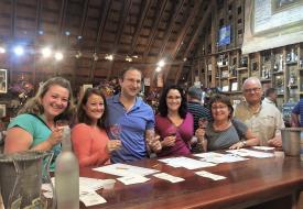 Huber's wine tasting loft