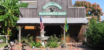 Gretna blacksmith shop exterior 