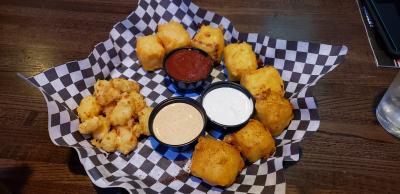 Cheese Curd Sampler at Milwaukee Burger Co.