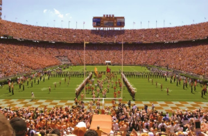 UT football halftime performances at Neyland Stadium