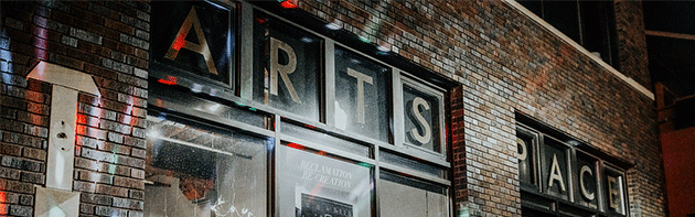 Exterior of art gallery in Oklahoma City's Deep Deuce district