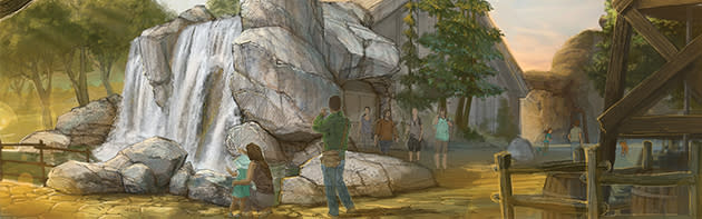 Rendering of the new Liichokoshkomo' area at the National Cowboy & Western Heritage Museum