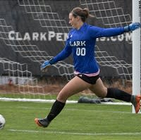 Clark College womens soccer player