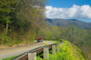 Newfound Gap Highway In Great Smoky Mountains National Park, Tennessee