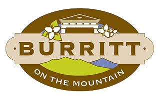 This is a picture of a house on a mountain as used is the Burritt on the Mountain logo.