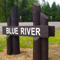 Blue River Oregon Sign