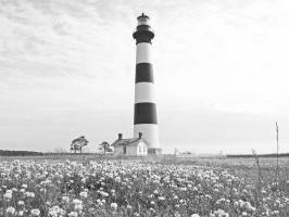 Bodie Island Lighthouse In The Outer Banks Of NC