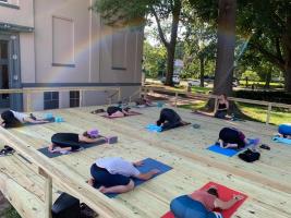 People On Yoga Mats At Inner Spring Yoga