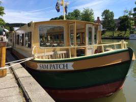 Sam Patch Tour Boat docked in Pittsford, NY
