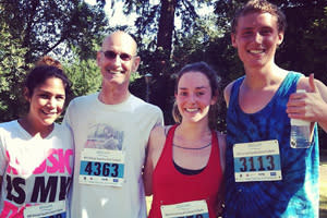 Completed my tenth Butte to Butte in 2013 with (left to right) Anica Macias, my father Norman, myself, and Joe Wheeler