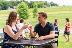 Couple at Clover Hill Winery