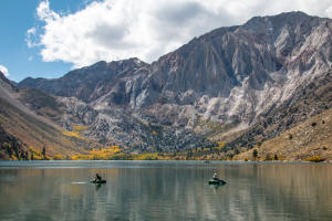 Convict Lake Fall Color Fisherman