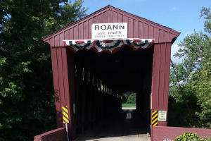 Roann Covered Bridge in Wabash County
