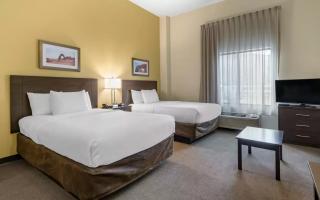 2 Queen Beds, 1 Room Suite, Kitchen