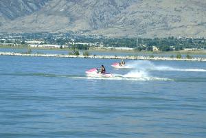 Boating Utah Lake