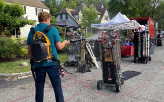 Film equipment is frequently disinfected under new state guidelines