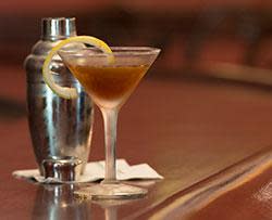 Martini and shaker