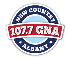 107.7 WGNA logo