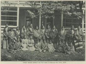 Sioux Girls at Carlisle Indian Industrial School