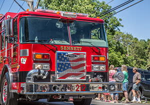 4th of July Parade at the Firemen Field Days