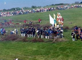 The 1759 French attack on the field fortifications at Fort Ontario will be recreated on August 29-30 at 2:00 PM each day. By taking Oswego the French hoped to cut off the flow of men and supplies to the British siege of Fort Niagara.