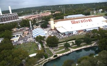 Wurstfest-aerial view
