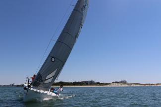 Performance Sailing off Wrightsville Beach, NC