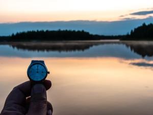 Midnight in Fairbanks - watch face