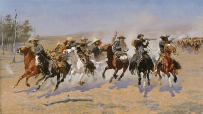 A Dash for the Timber - Amon Carter