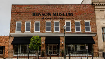 Visit the historic museum in Downtown Benson, the Museum of Local History is a unique stop.