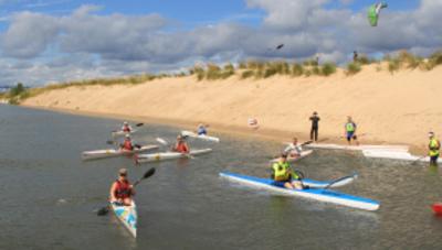 Lake Michigan paddling