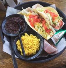 Taco platter at Hull's Seafood