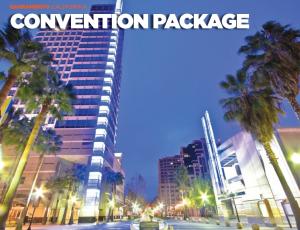 Sacramento Convention Package Brochure Cover