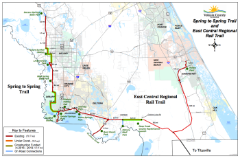 The Spring to Spring Trail is a premier paved trail in the area.