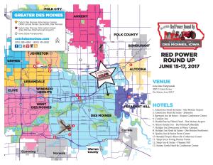 Red Power Round Up Hotel Map 2016