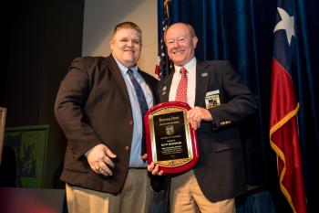 Besserung Award winner Rusty Brockman
