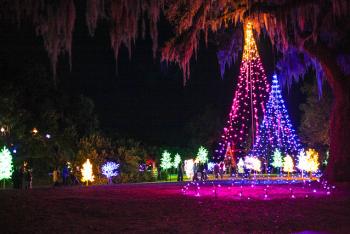 Holiday decorations at Enchanted Airlie