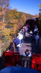 Foliage viewing from the Saratoga & North Creek Railway
