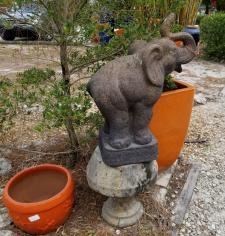 Elephant Garden Sculpture at Pottery Express