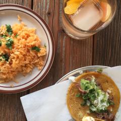 Little Conejo rice and taco
