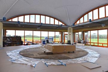 wright brother exhibit install