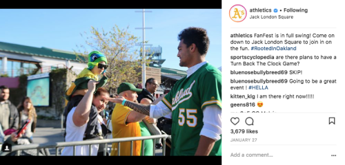 Oakland Athletics Instagram - FanFest