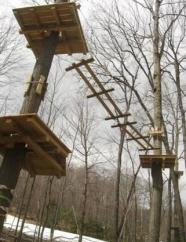 Sky High Aerial Adventure Park Under Construction